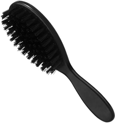 PRETYZOOM Bartbürste für Bart und Nacken mit Nylonborsten Komfortabler Griff Abs Material für Friseursalons und Präzises Haarstyling bei Herren