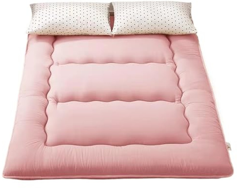 Vikbar tjock futonmadrass sovdyna för sovrum golv lat hemanvändning bärbar sängmatta (200 x 220 cm) – komfort och mångsidighet