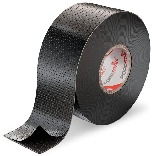 POPPSTAR selbstverschweißendes Isolierband, universal, 10m x 38mm x 0,76mm, schwarz, 1 Rolle