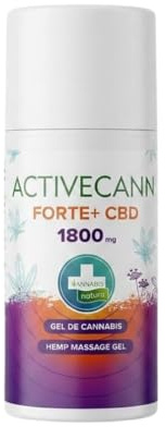 Annabis ACTIVECANN GEL FORTE+ 1800mg | Natürliches Massage-Gel | Beruhigende Wirkung | Natürliche Körperpflege, 90ml