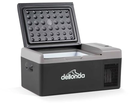 Dellonda 15L Portable Car Fridge, Freezer, Cool Box, 12/24V Compressor - DL12