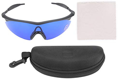 RiToEasysports Golfball Finder Brille, Professionelle Blaue Linse mit Tragetasche Golfbrille für Männer Frauen Freizeitsport