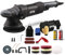 SPTA 5inch 780W Dual Action Polisher Orbit 15mm Auto Polisher DA Car Polisher 120ML Abrasive Home DIY Polisher with Waxing Polishing Pads Set, Black