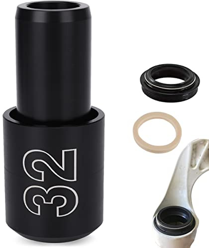 Dammtätningsinstallationsverktyg gaffel dammtätningsdrivrutin dammavskrapare-installationsverktyg-guide för Fox Rockshox fjädergaffel underben i 30 mm 32 mm 34 mm 35 mm 36 mm 38 mm 40 mm (storlek 32)