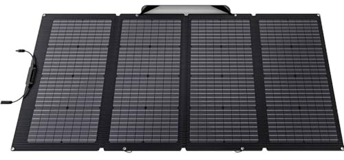 ECOFLOW 220W Solar Panel, Solarpanels Faltbar Solarmodul für Delta Pro/Delta Max/Delta/Delta Mini Tragbare Powerstation, Photovoltaik Modul Solaranlage für Outdoor Garten Balkon Wohnwagen Camping