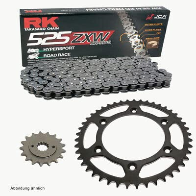 KIT DE ARRASTRE ADAPTABLE HONDA CBR 600 F 1987-1994 CADENA RK PARA REMACHAR