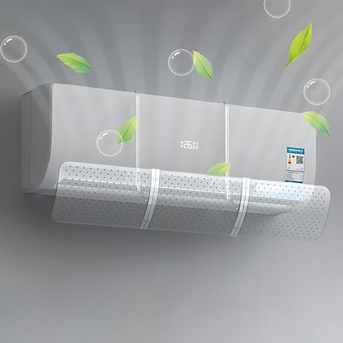 DYBOHF Universal-Windabweiser für Klimaanlagen, verstellbar, Windschutzscheibe, für Haus/Büro/Zimmer