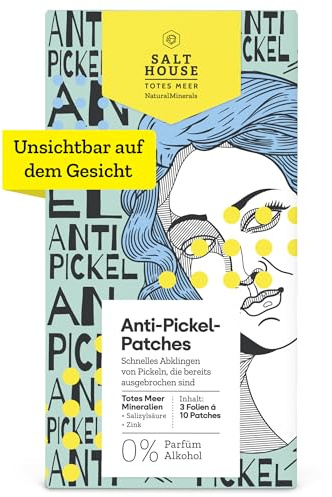 SALTHOUSE Natural Minerals Anti-Pickel-Patches mit Salizylsäure - 30 Stück