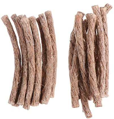 YARNOW 80pcs Fire Ropes Hiking Backpacking Emergency Fire Rope Wax Infused Cord Rod