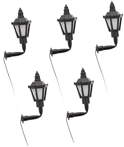 Gadpiparty 15 Stk dekorative wandlampe selber machen Miniatur-Straßenlaterne Vintage-LED-Licht Schreibtischlampen Sonnenlicht Lampenmodell Mini-Vorräte Spielzeugzimmer Sandkasten Möbel