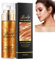 Body Shimmer Oil,Waterproof Body Highlighter Makeup,Moisturizing Liquid Luminizer, Non-Sticky Body Glow Shimmer Lotion for Face and Body,Body Smooth Light Shimmer Glow Oil,80ml (#03-Bronze Gold)
