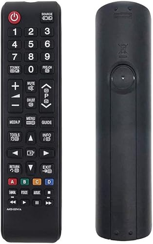 Fjärrkontroll för Samsung Smart TV - ersättning, kompatibel med SM-R710, SM-R730, SM-R740, SM-R735 och SM-R736, ingen konfiguration