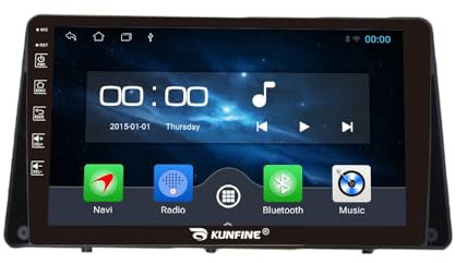 Car CarPlay Android Auto Navigazione Stereo GPS Radiocamera retromarcia Display 9 IPS Schermo tattile Headunit Tablet Pad Lettore multimediale Per Renault Megane Iii Fluence 2009-2016, 4 Core 2G+64G