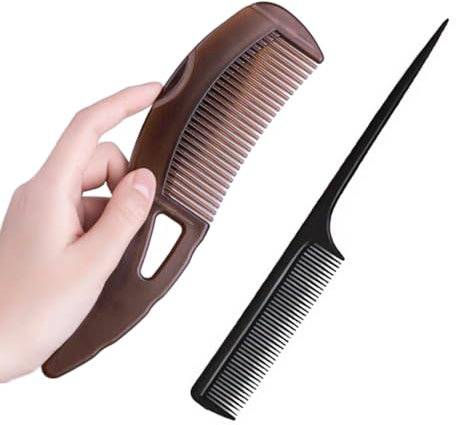 LIANRISES Pettine Antiforfora, Pettine Forfora, Pettine Cuoio Capelluto Per Uomo Donna, Disegno Vuoto, Anti-Statistica, Pulizia Dei Capelli, Pettine Di Pressione E Pettine A Coda