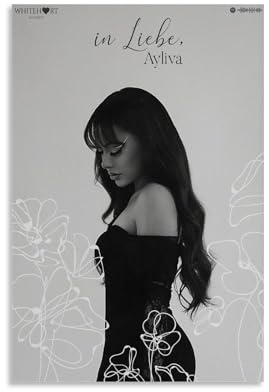 LKKHPEP Poster für Ayliva-In Liebe-Album, Poster, Leinwand, Wandkunst, dekoratives Wohnkultur, Gemälde für Wohnzimmer, Schlafzimmer, 30 x 45 cm, ungerahmter Stil