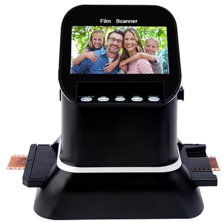 Visor De Diapositivas Del Escáner Negativo De Película, Convertidor De Digitalizador De Películas, 120 Alta Resolución, Convertidor Digital 1080p Para 35 Mm, 135,126,127 Negativos Y Diapositivas