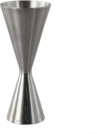 Jigger de cóctel de acero inoxidable estilo japonés, taza medidora de doble tiro, 30/45/60/90 ml para bar en casa y fabricación profesional de bebidas mixológicas (30/60 ml)