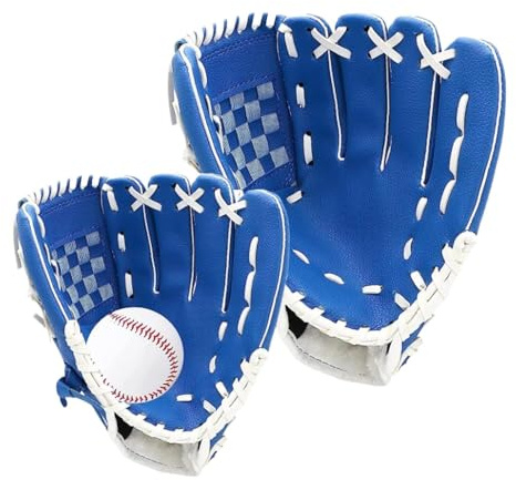 kesurpae Praktiska basebollvantar för infield- och outfield-spel Lätta och slitstarka Utformade som brukshandskar för alla positioner Basebollvantar Vänsterhänta infield- och outfield-handskar