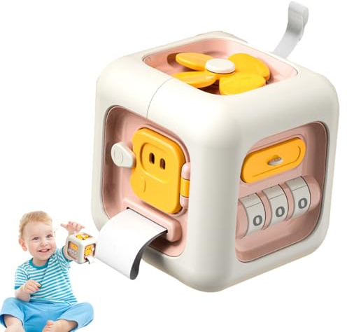 Kinder Activity Spielwürfel | Sensorisches Pädagogisches Lernspiel Für Reisen Und Unterwegs,Beschäftigungswürfel Spielzeug - Für Mädchen Als Geburtstagsgeschenk Bei Reisen Flugzeug