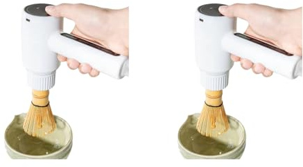 Janasiba 2 batidores eléctricos de matcha, recargables, batidos rápidos, herramienta para preparar té de bricolaje