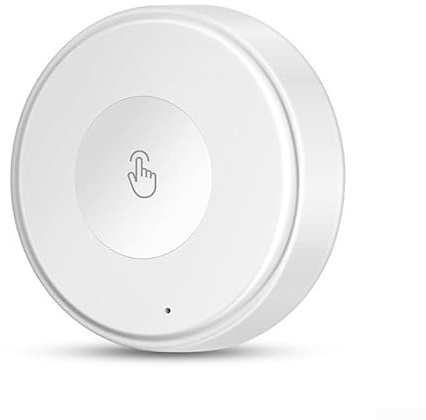 Smart Scene Button für TUYA Geräte mit wiederaufladbarem Akku und Unterstützung für Beleuchtung AC Vorhang und Mediensteuerung (weiß)