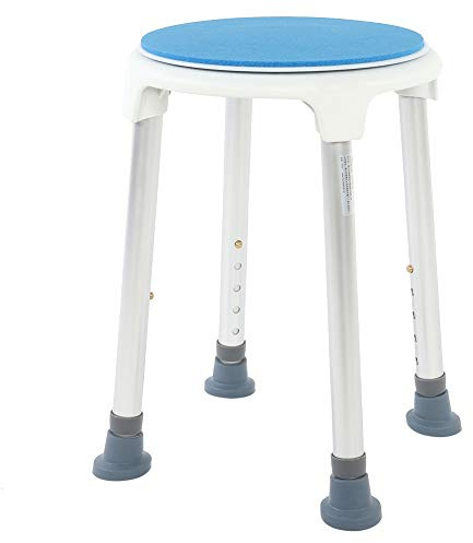 Sgabello da bagno antiscivolo girevole a 360 gradi Sedile per doccia da bagno per donna anziana incinta