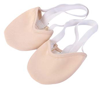 Healifty Halbsohle Ballettschuhe Tanzschuhe Für Frauen Und Mädchen Hautfarbe Leichte Atmungsaktive Lyrische Schuhe Für Ballett Jazz Und Zeitgenössischen Tanz Größe XL