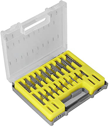 Brocas Para Metal, Juego Brocas Metal, 150 Piezas Brocas Helicoidales, Mini Vástago Recto Juego de Brocas de Repuesto 0.4‑3.2 mm Juego De Brocas Profesional para Electrónica,Artesanías