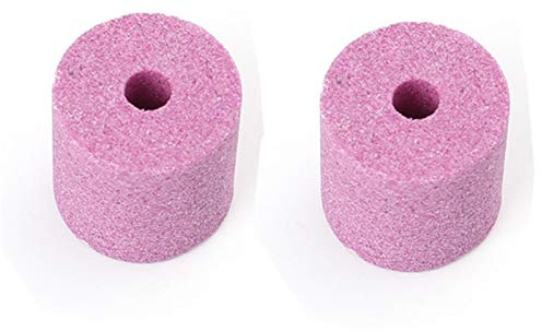 XFCNOI 1Set Corundum Grinding Wheel Drill Bit Sharpener Titanium Drill Portable Drill Bit Powered Tool Parts 2020 (Color : 2 stone)