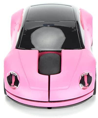 Car Mouse, 2. 4G Cordless Mouse with USB Receiver Wireless Mouse Pink Pink Wireless Mouse Smart Car‑Shaped Portable for Office Laptop Computer Tablet Computer Accessories