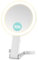 B Beauty Planet Espejo de Aumento con luz, Espejo de Aumento de Doble Cara 30X/1X, Espejo de Maquillaje de Viaje con 3 Luces de Colores, de Mano/de sobremesa