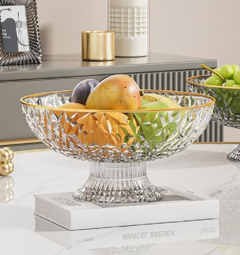 JUNYFFF Obstschale Stilvoll Gestalteter Obstkorb Lebensmittelqualität Kunststoff Super Durable Obstschalen,Weiß