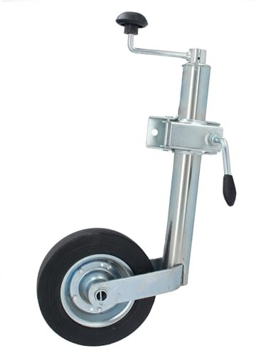 GEPCO150 kg 150kg Anhängerstützrad Stützrad für Pkw Anhänger Drucklager Wohnwagen + Halter