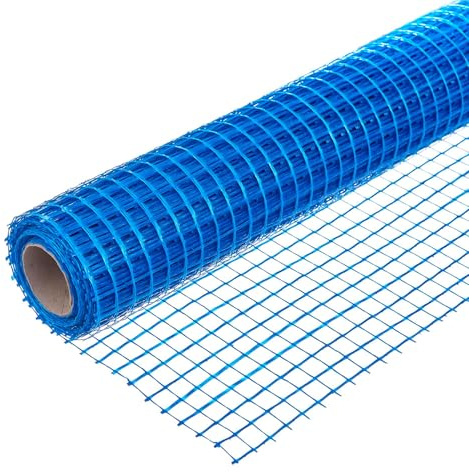 Dalsys Tissu de renfort 115 g/m², 13 x 13 mm 10 m² (10 m x 1 m) Toile en fibre de verre, plâtre extérieur, isolation murale extérieure