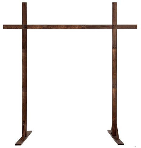 Arche de Mariage en Bois, Arche de Jardin, Arche carrée en Bois, Arche de Patio, Cadre d'escalade, carré, Cadre de Toile de Fond décoratif Parfait, Robuste et Durable