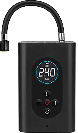 BAFOVY Inflador de Neumáticos Inalámbrico, Bomba Automática Portátil, Compresor de Aire 3 en 1, 150 PSI, Ideal para Coche y Bicicleta