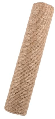 Abaodam Poste Rascador para Gatos Recambio 30 Cm Altura X 8 Cm Diámetro Cuerda de Sisal Natural Accesorio para Árbol Rascador Interior Protección Muebles y Zona de Juego Gatos