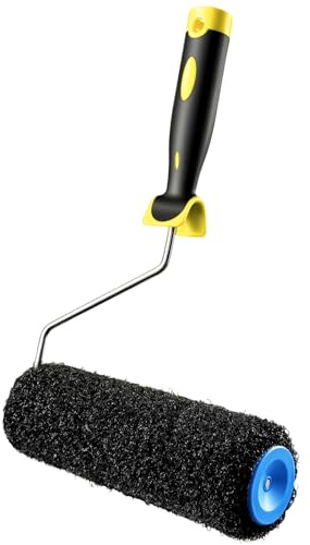 Putty Roller - Rouleau spécial pour mastic, rouleau à mastic, rouleau d'angle, rouleau structuré pour crépi intérieur - 23 cm