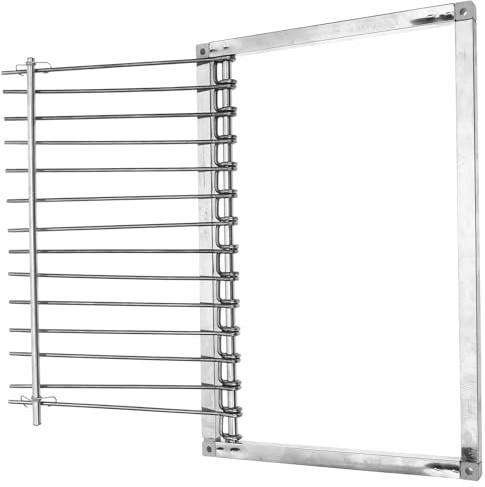 LAPYAPPE Puerta de Entrada para Jaula de Palomas Acero Inoxidable 39 Cm Unidireccional Resistente para Aves Suministros para Pájaros y Palomas Uso en Pajareras