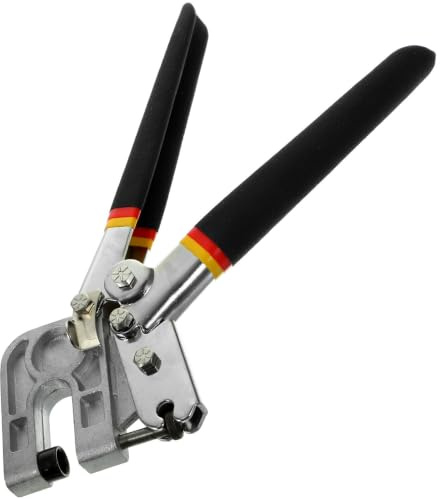 INOOMP Pince à Sertir en Acier pour Profilés Métalliques et Montants, Fixation sans Perçage pour Plaques de Plâtre, Design Ergonomique Noir, Outil Couleur Aléatoire Plusieurs styles