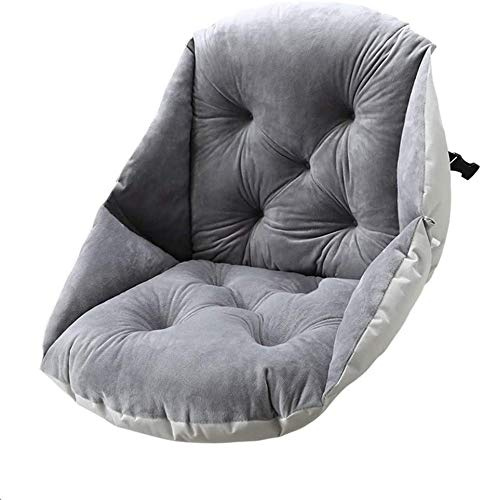 Nicole Knupfer Auflage Stuhlauflage Gartenstuhl Sitzkissen Niedriglehner Sitzpolster für Outdoor Zuhause Garten Kissen 40x48x48cm (Grau)