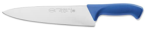 Sanelli Linea Skin Coltello Trinciante Cm.25, Acciaio Inossidabile, Azzurro, Lunghezza lama 25 cm.
