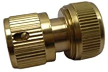 TopHomer Connettore del Tubo Flessibile in Ottone da 5/8 , connettore rapido del Tubo Flessibile di Collegamento rapido per innaffiatura Domestica, Giardinaggio, Lavaggio dell'automobile