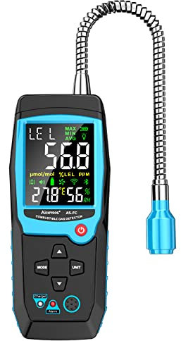 Aicevoos FC Gas Detector, Gas Leak Detector with Digital Display and Audible Alarm to Locate the Source of a Combustible Gas Leak