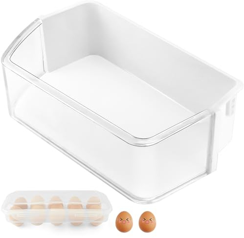 DA97-12657A Compatible for Sam-sung RF263beaesr RF260beaesr RF261beaesr Sam-sung Fridge Shelf Replacement by MIFLUS,Left Side Sam-sung Refrigerator Parts/Sam-sung Refrigerator Door Shelf Bin