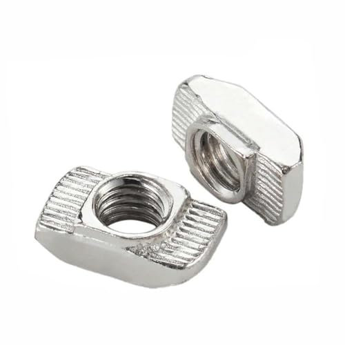 10/20/ 50 Stück M3 M4 M5 M6 M8 M10 Schlitz-T-Mutter Schiebe-T-Mutter Hammer Drop-In-Mutter Befestigungsverbinder für Aluminium-Extrusion-EU40- M3 (20 Stück)