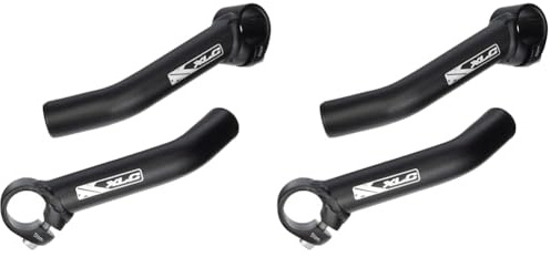 XLC Unisex – Erwachsene Zubehör Bar-Ends gebogen BE-A01, Schwarz, One Size (Packung mit 2)