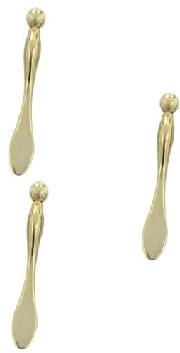 Beaupretty 3stücke Augencreme- Spatel Augenmassagegerät Schönheitswerkzeug Linderung Von Augenringen Fördert Absorption Von Augencreme Schwellungen Gold