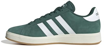 adidas Herren Grand Court Base 00s Shoes, Collegiate Green/Cloud White/Gum, 44 EU