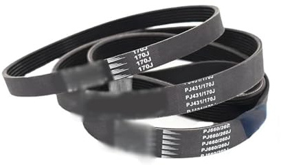 Cinghia Trapezoidale PJ250 (250 Mm) PJ252 (252 Mm) PJ254 (254 Mm) PJ256 (256 Mm) PJ260 (260 Mm) Cinghia Trasmissione Nastro Trasportatore In Gomma PJ Cinghia Trasmissione Cinghia Variatore(PJ250(250mm